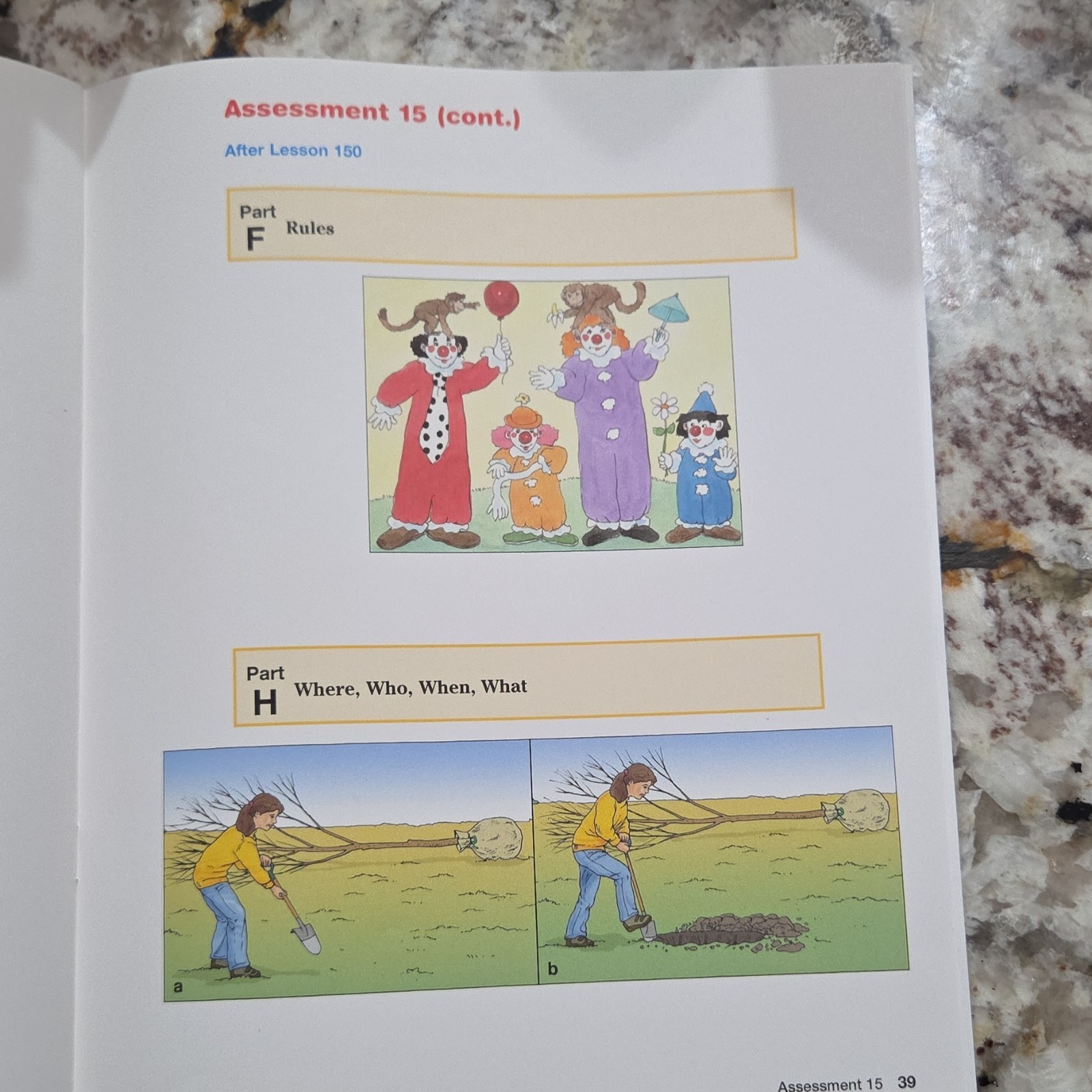 SRA Language for Learning Picture Book Paperback Placement Test + 15 Assessments