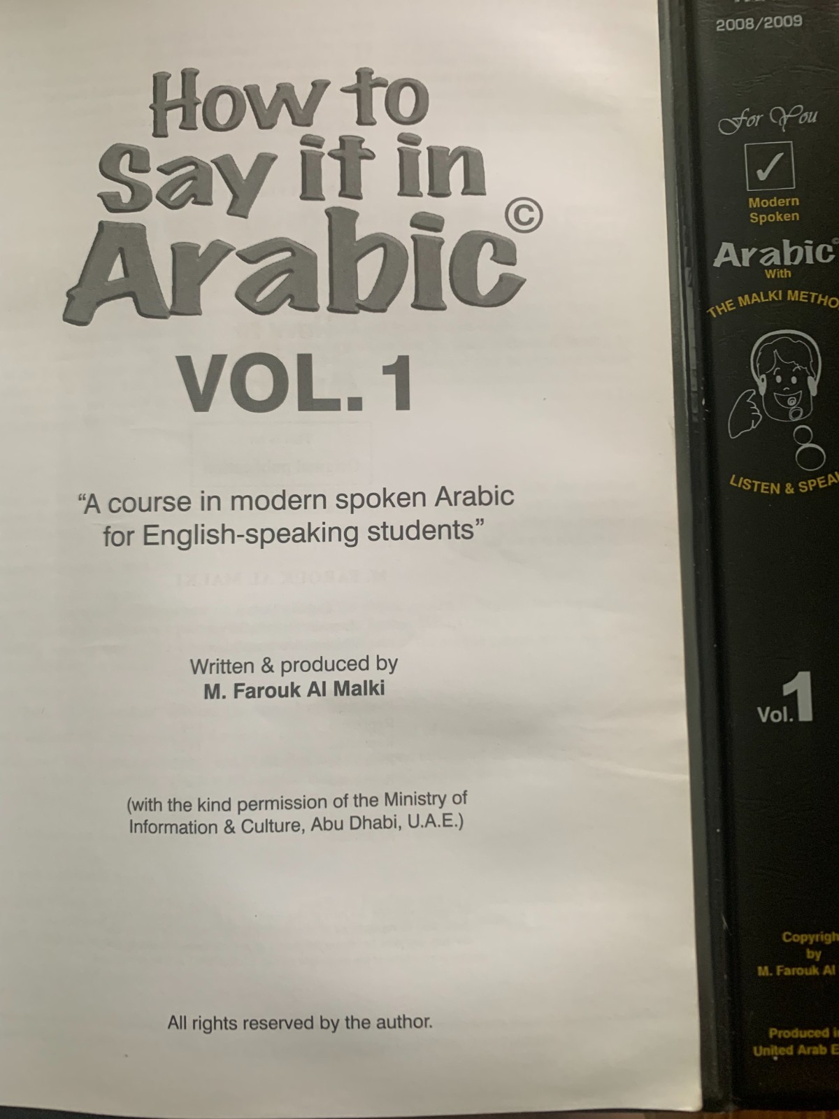 8 CD “How to Say it in Arabic: The Easy Way!