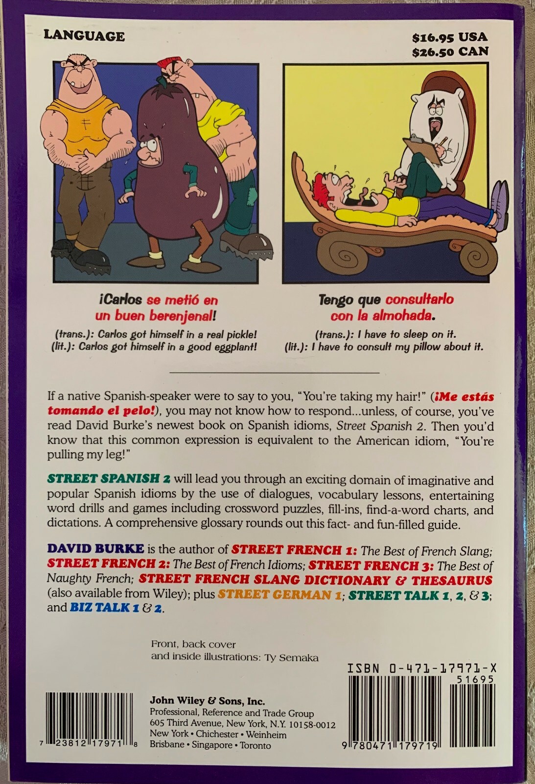 Street Spanish 2 The Best of Spanish Idioms By David Burke  -Paperback. **NEW**