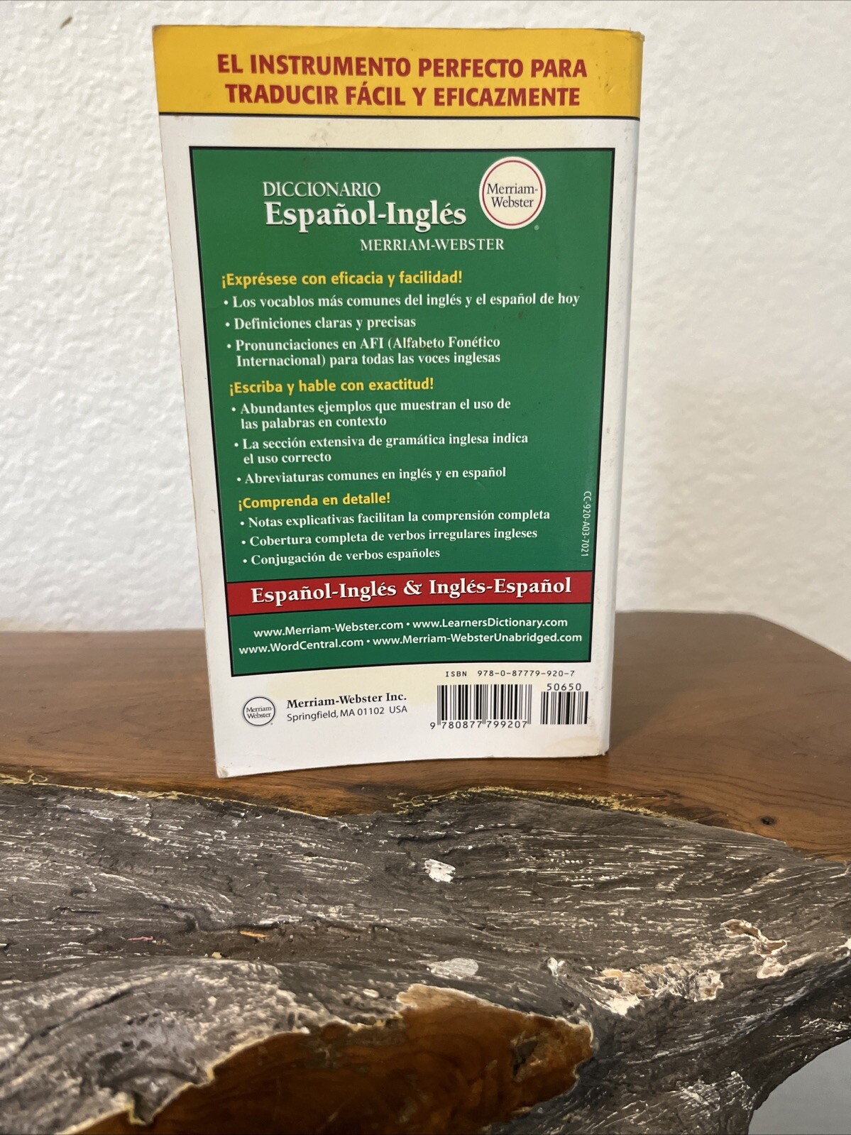 Diccionario Espanol-Ingles Merriam-Webster by Merriam-Webster (2003, Mass…