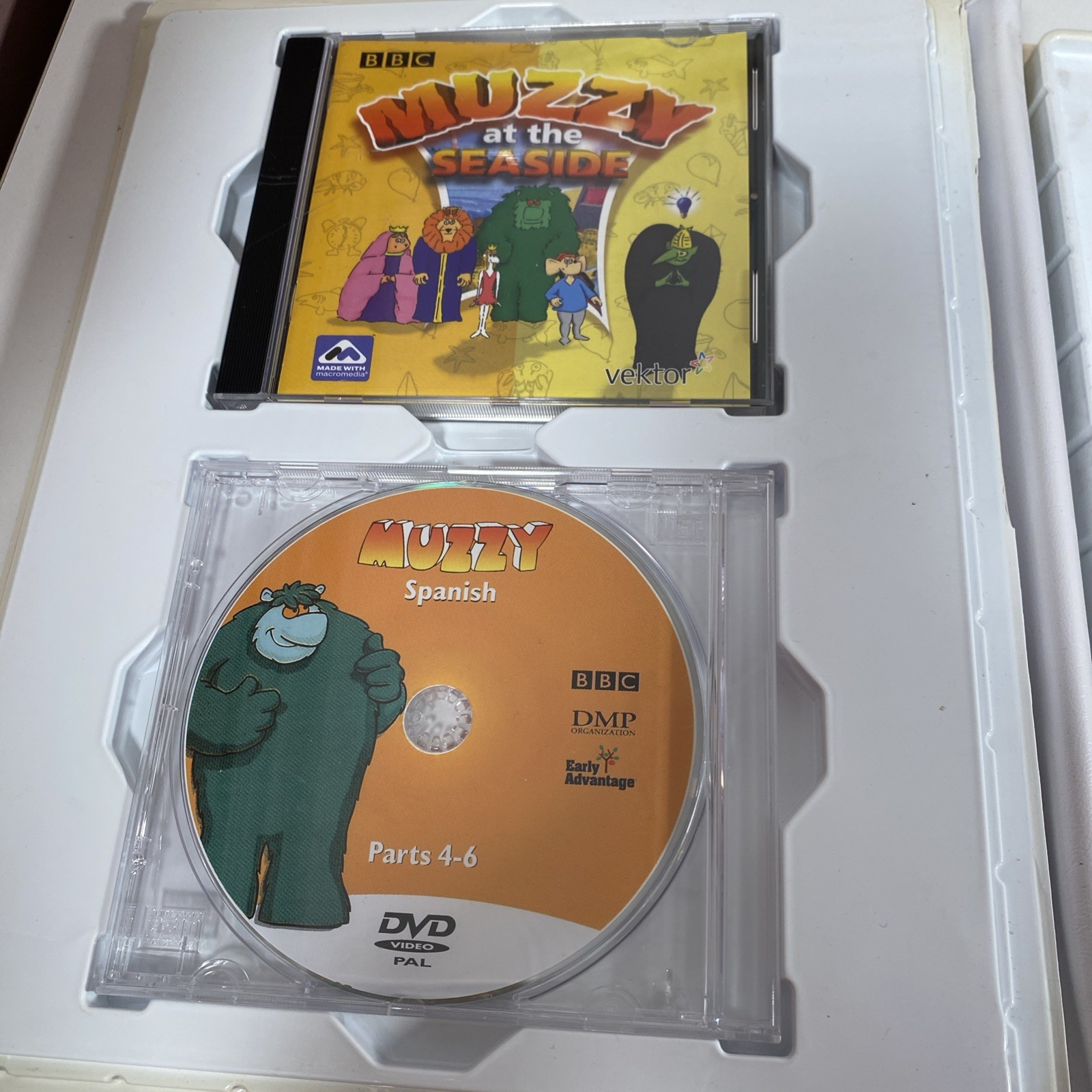 BBC Muzzy Spanish Language Course For Children DVD & CD Set