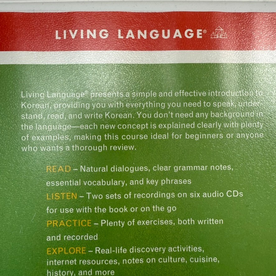 Random House Living Language Korean – A Complete Course for Beginners