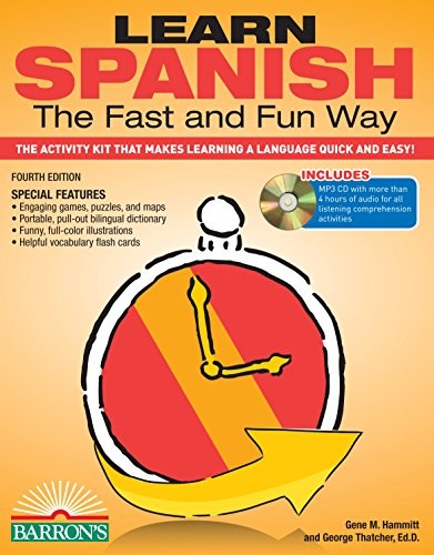 LEARN SPANISH THE FAST AND FUN WAY: THE ACTIVITY KIT THAT By George Thatcher