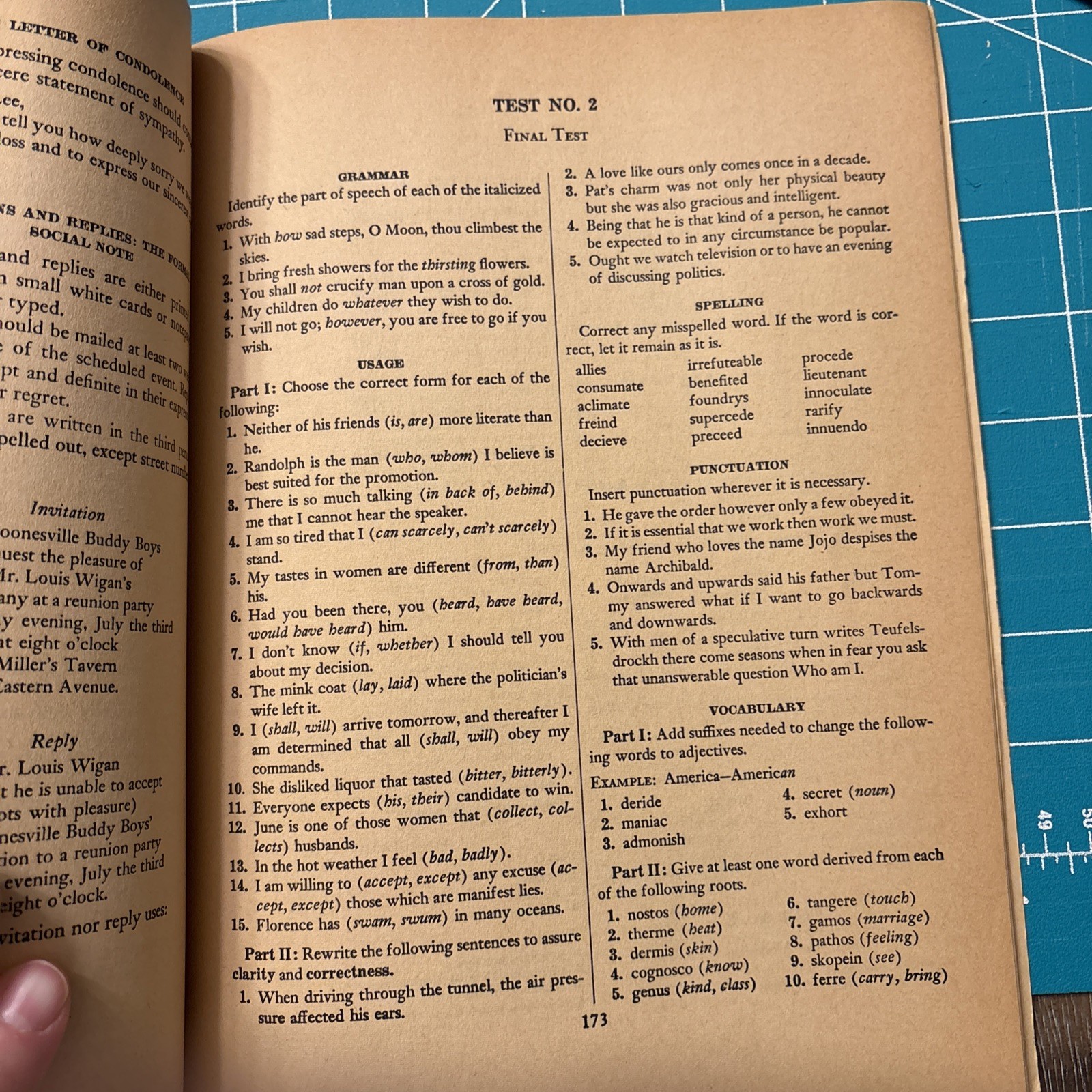 Vintage English Made Simple Book 1958 A Waldhorn Zeiger Grammar Writing Guide