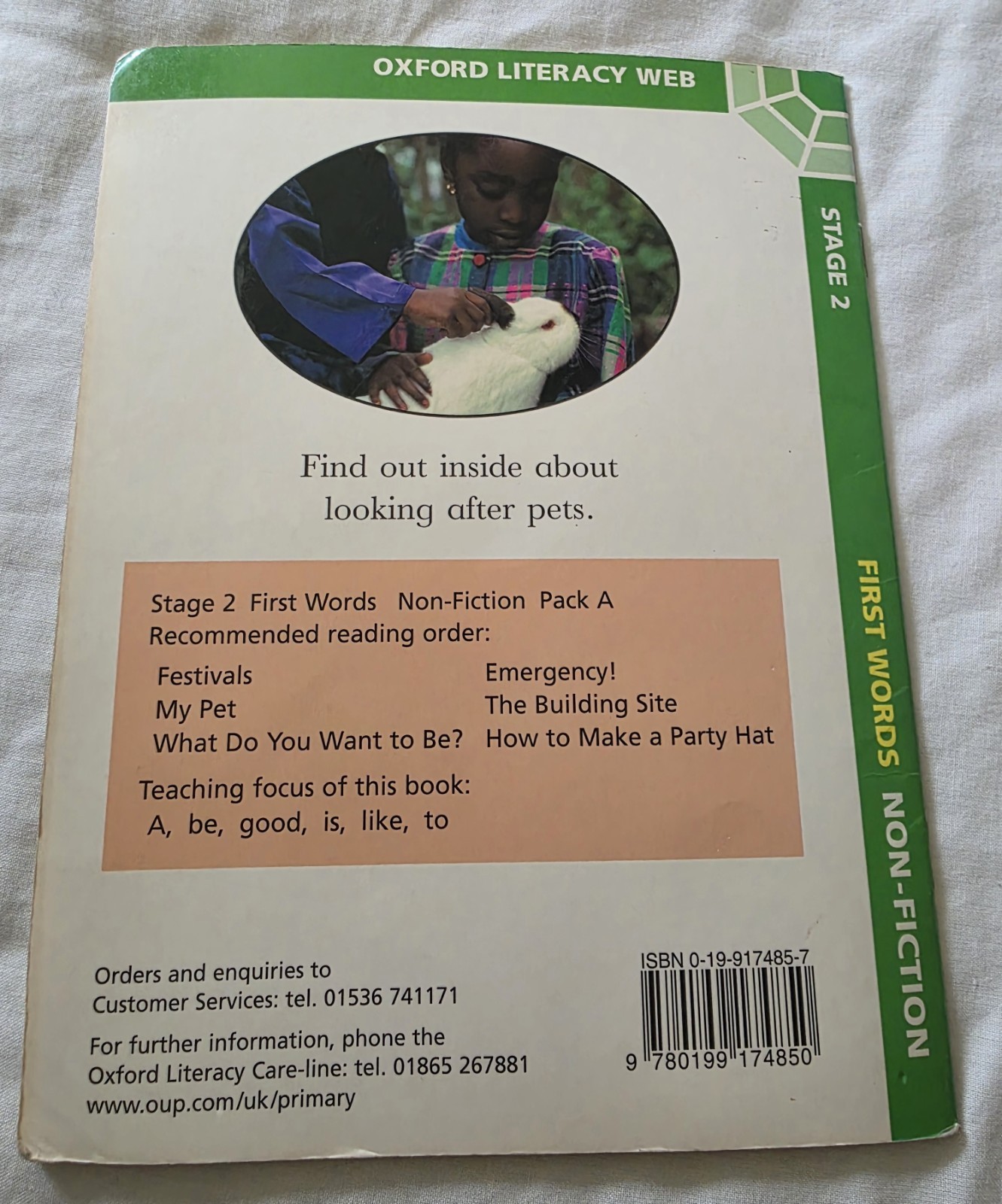 Oxford Literacy Web 7 Reading Book Bundle Stage 2 Fiction & Non fiction