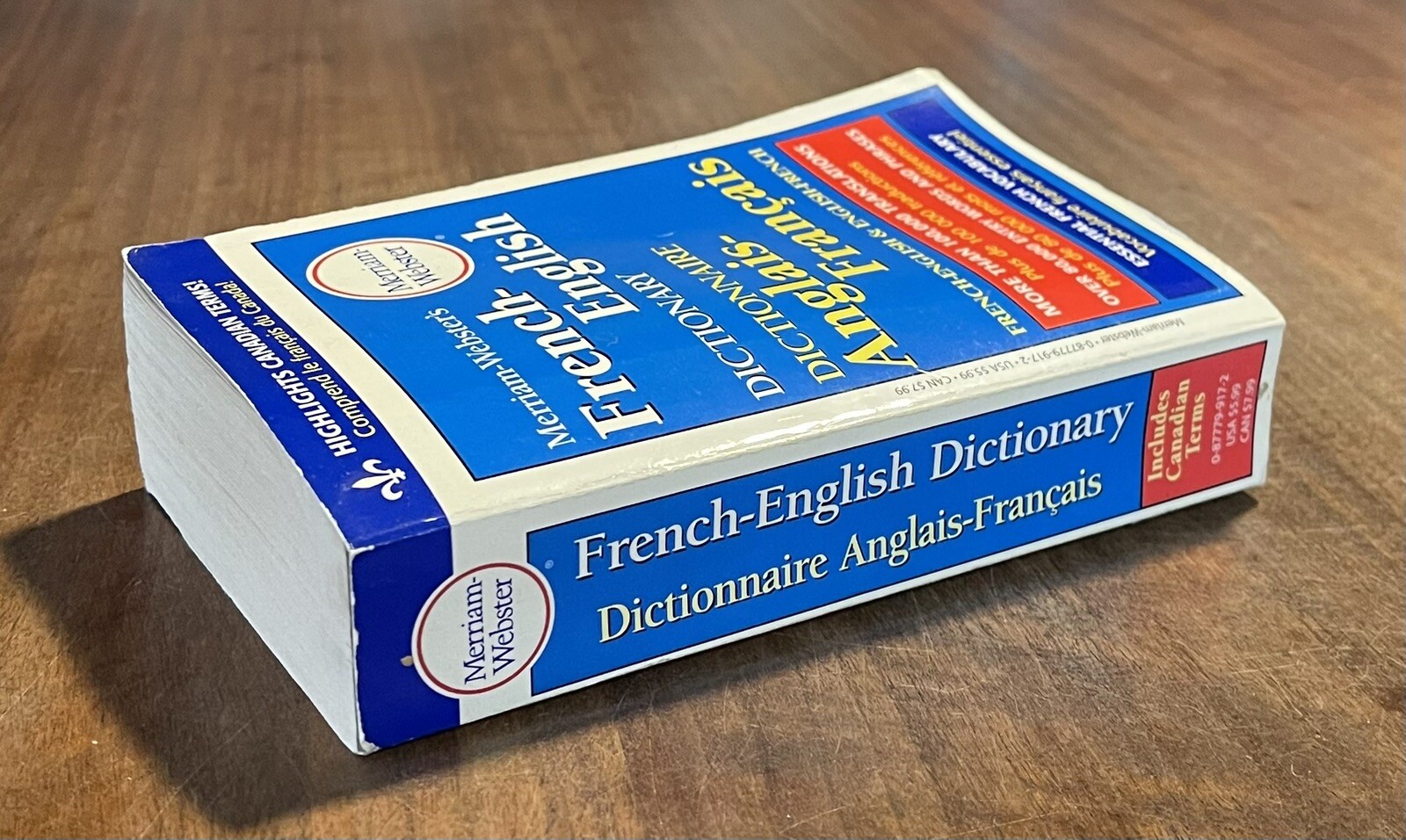 Merriam-Webster’s French-English Dictionary by Merriam-Webster (2000, Trade…