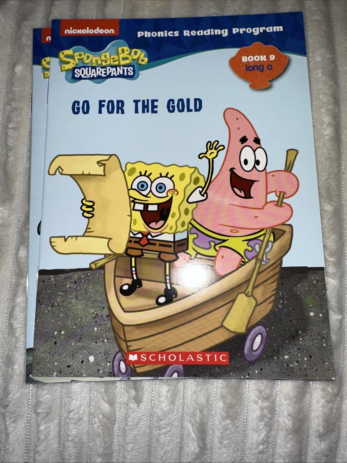 SCHOLASTICS LEARN TO READ WITH SPONGEBOB A PHONICS READING PROGRAM