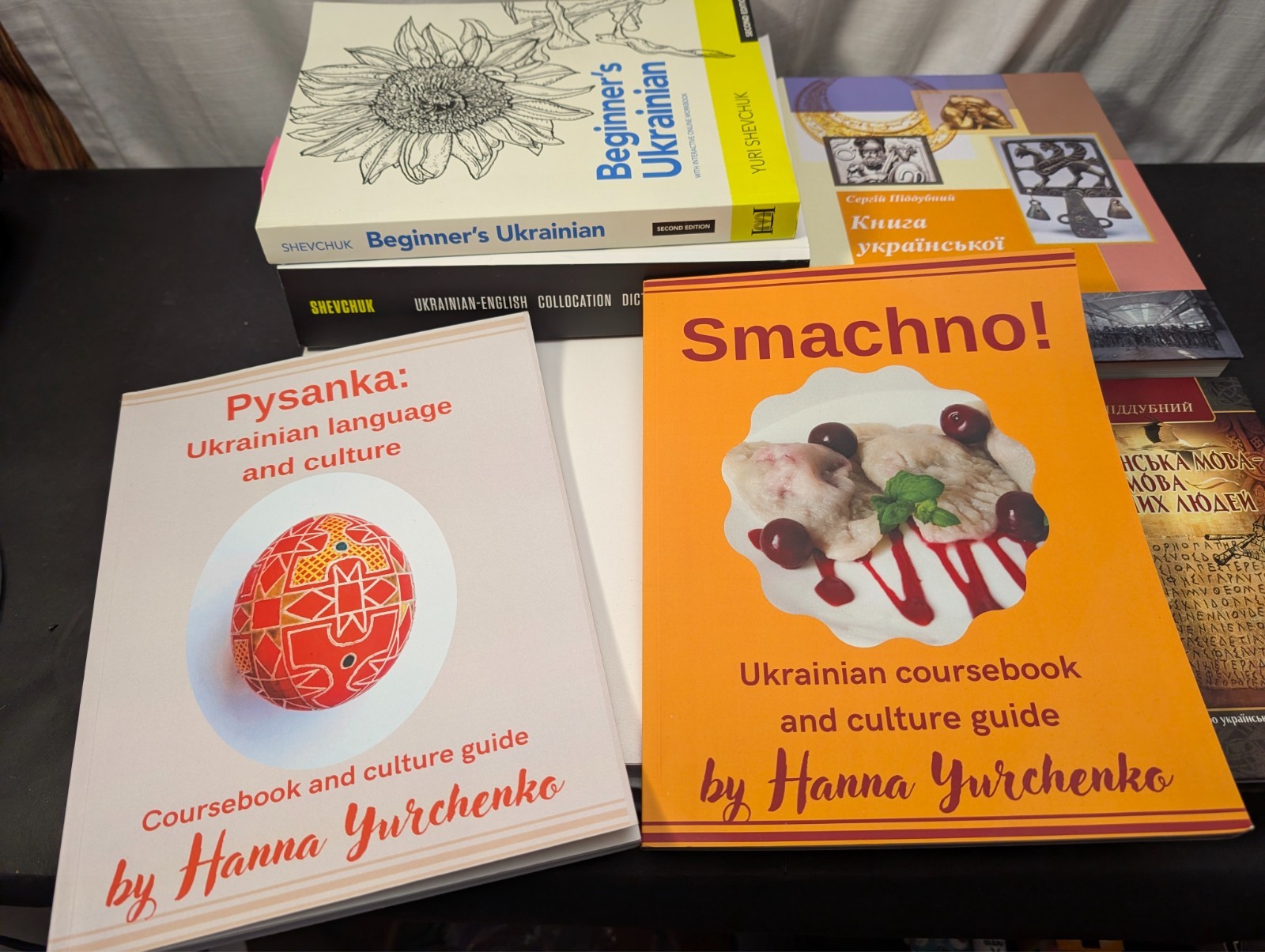 Lot of 7 Ukrainian Language Learning Books Dictionary Coursebook History