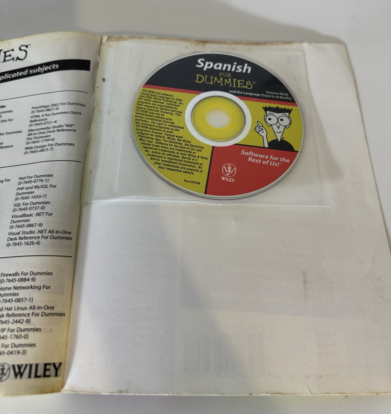 Spanish for Dummies® by Susana Wald (1999, Paperback)