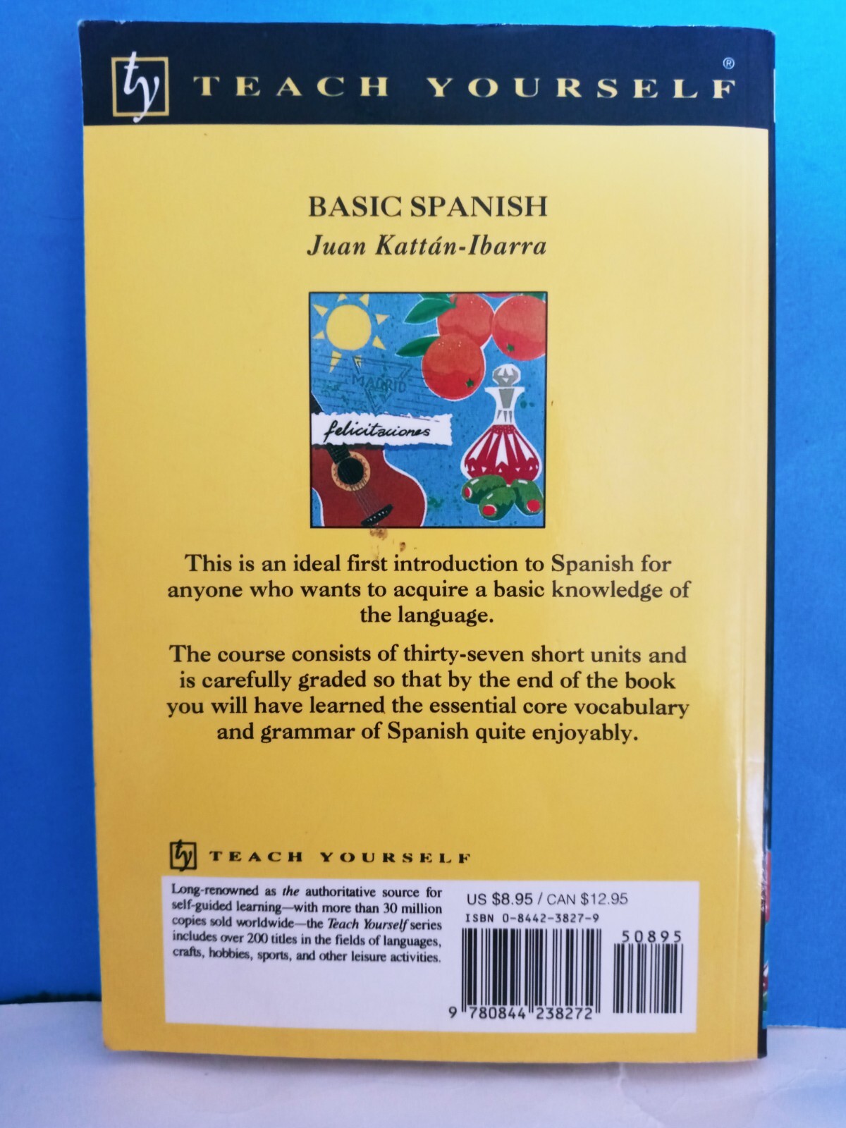 Teach Yourself Basic Spanish – Paperback By Kattan-Ibarra,Juan – Good Condition