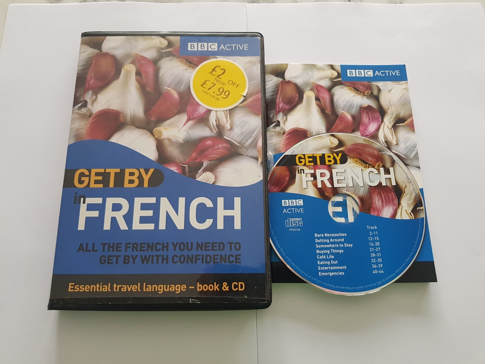 BBC Active Language CD Book Get By In French Travel Language