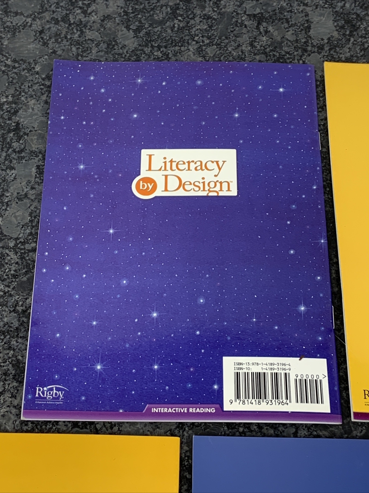 Lot of 7 Rigby Literacy By Design Interactive Reading Homeschool Story Books NEW