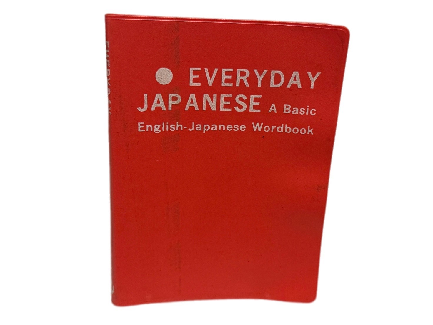 Vintage Everyday Japanese Basic English Japanese Wordbook Pocket Reference Red