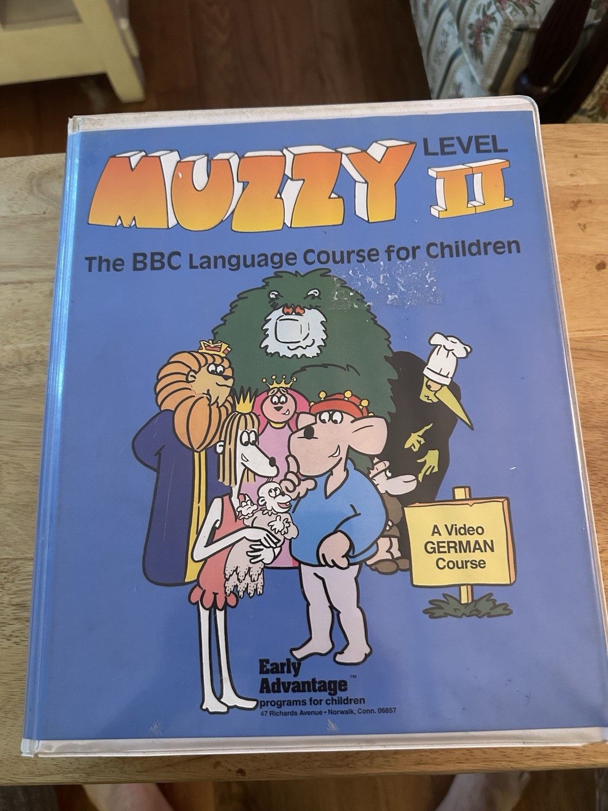GERMAN Muzzy The BBC Language Course for Children VHS and Cassette Tapes