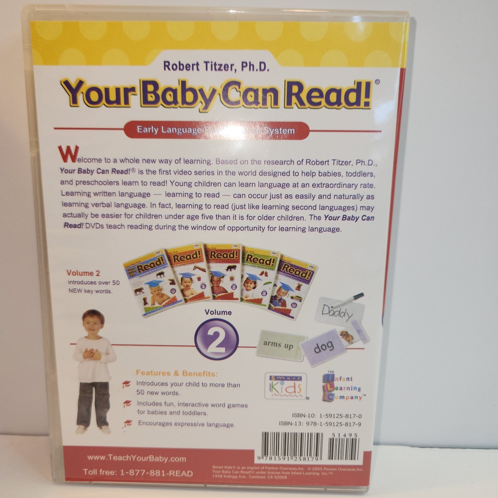 Your Baby Can Read 4 DVD Lot Volumes 1 2 3 Review Early Learning Robert Titzer