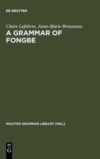 Grammar Of Fongbe