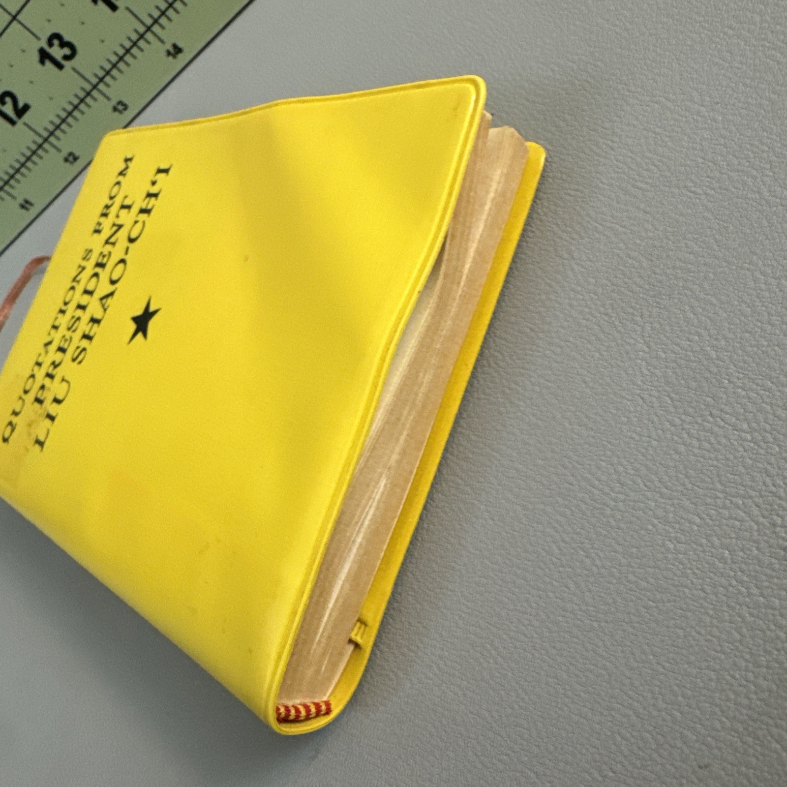 Quotations From President Liu Shao Chi VTG China Cultural Revolution Yellow Book