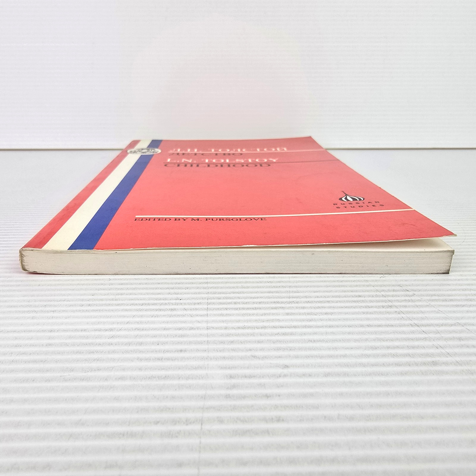 Leo Tolstoy Childhood Paperback Russian Text Autobiographical 1993 Pursglove