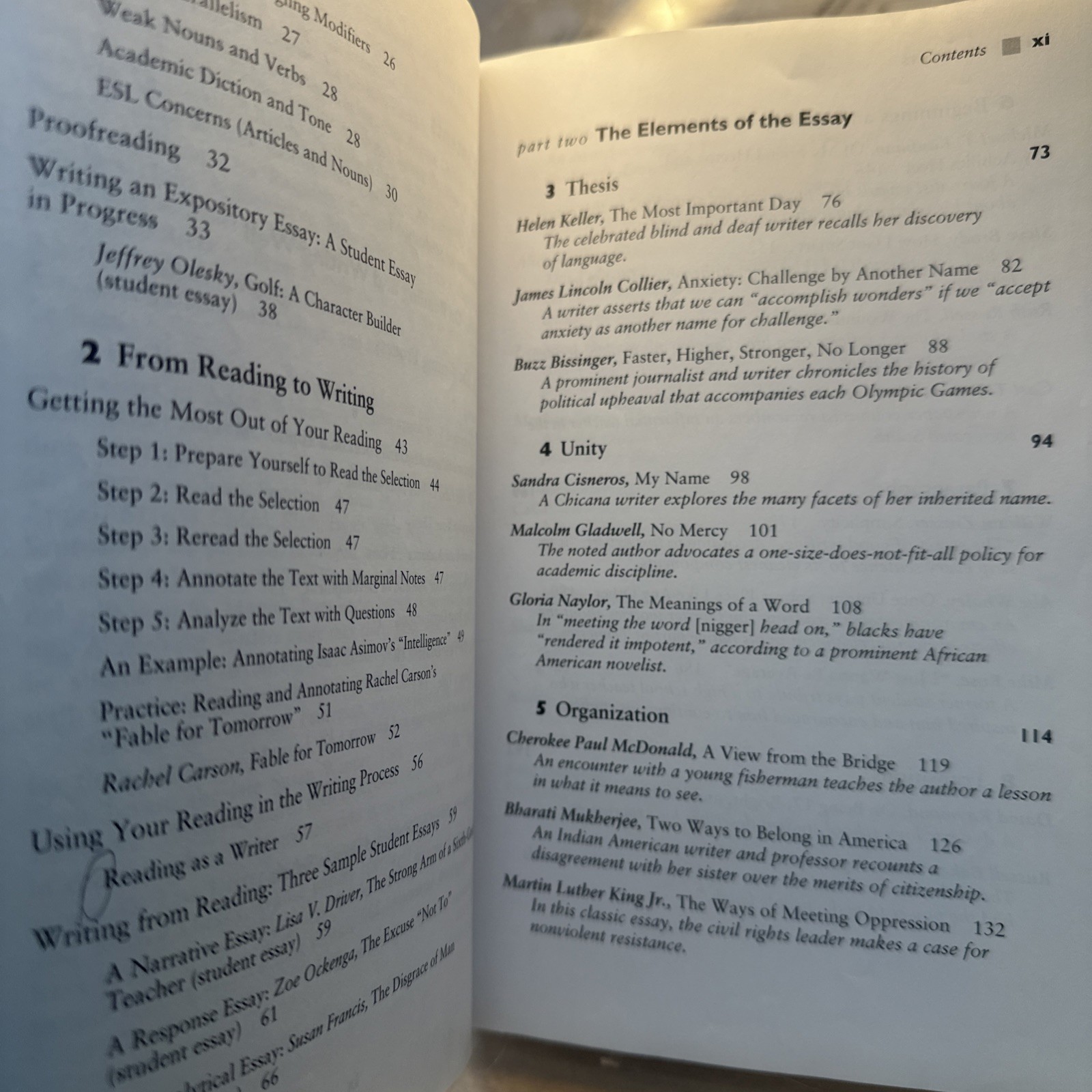 MODELS FOR WRITERS: SHORT ESSAYS FOR COMPOSITION By Rosa & Eachholz
