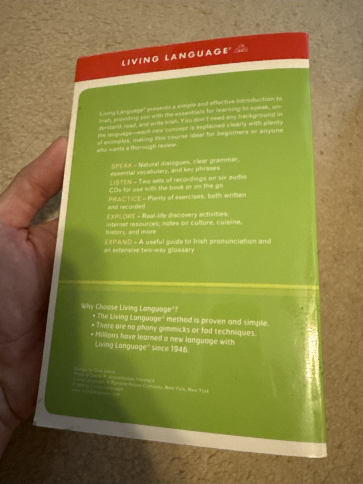 Spoken World: Irish (Book ONLY) by Living Language