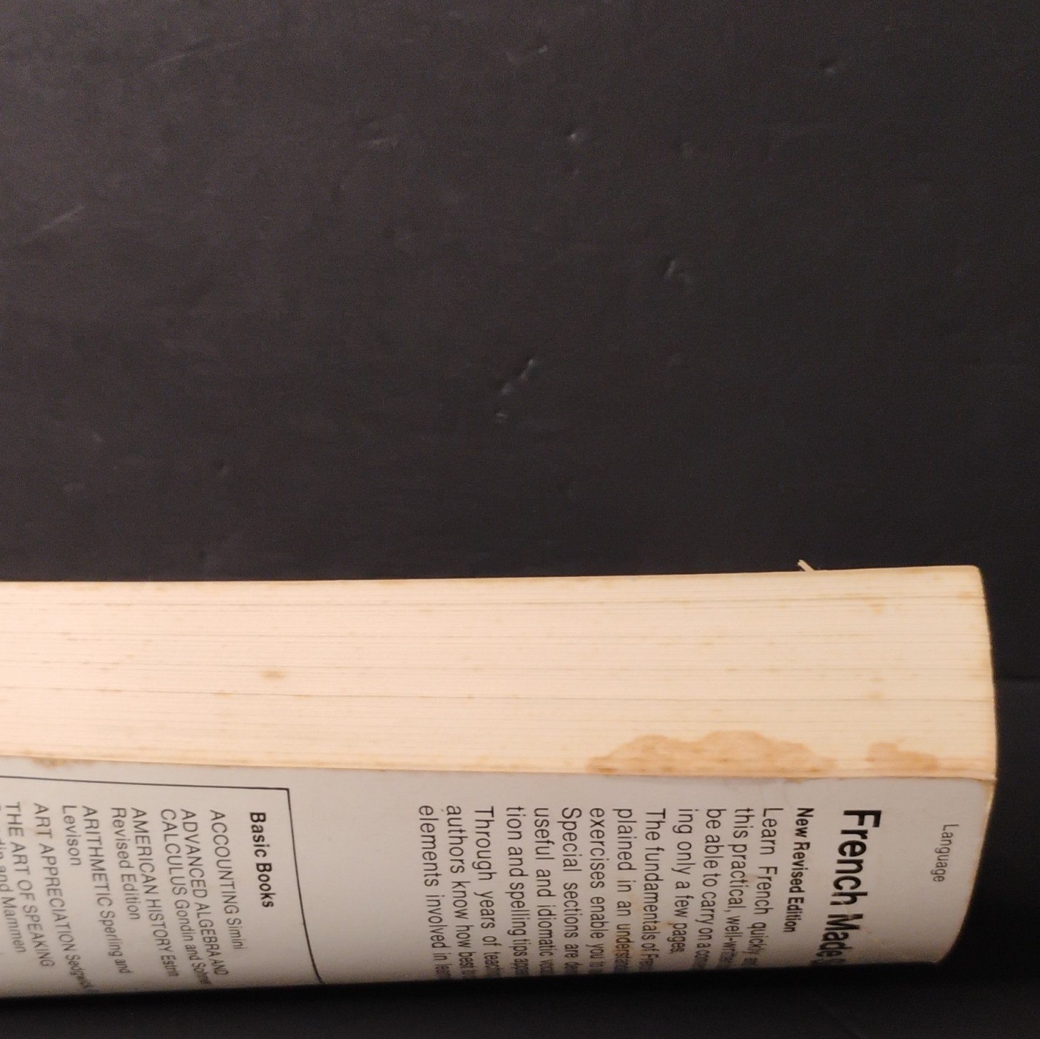 French Made Simple Revised Edition by Eugene Jackson & Antonio Rubio Paperback