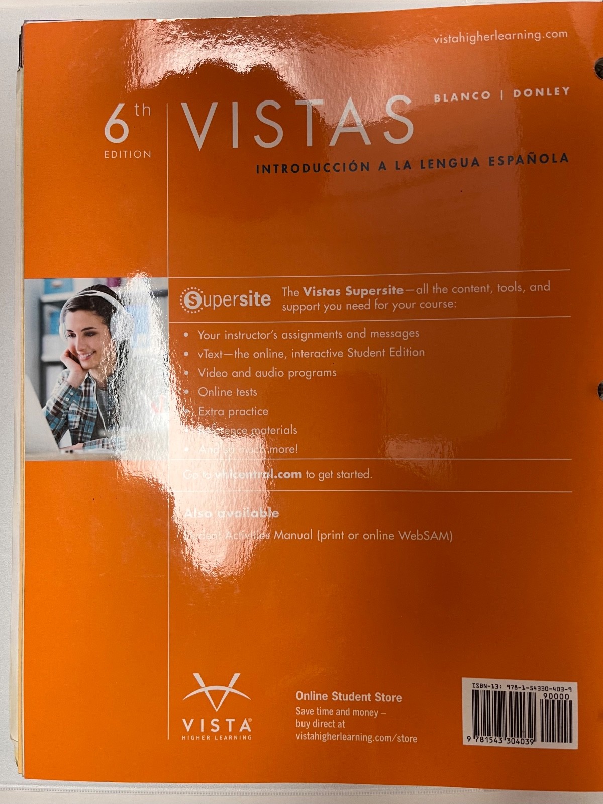 Vistas Introduccion a La Lengua Espanola (6th Edition) Loose Leaf In Binder