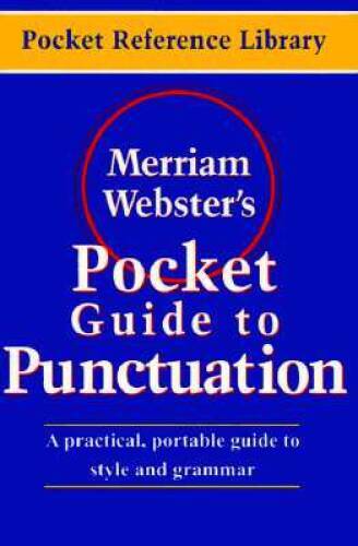 Merriam-Websters Pocket Guide to Punctuation (Pocket Refere – VERY GOOD