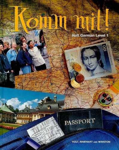 Komm Mit!: Level 1 – Hardcover, by Holt Rinehart and Winston Inc. – Acceptable n