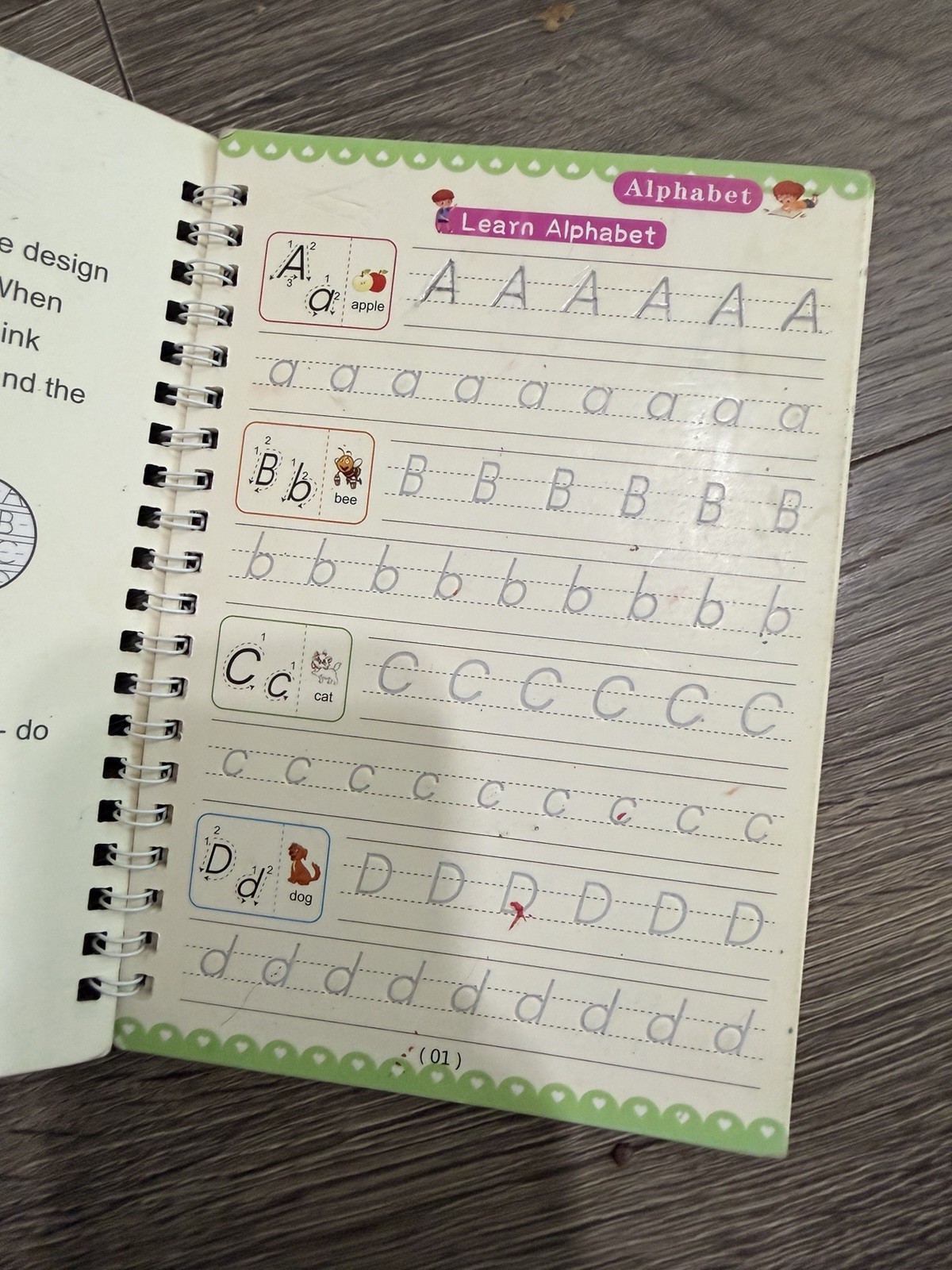 Grooved Magic Practice Copybook Set for Preschoolers and Kids