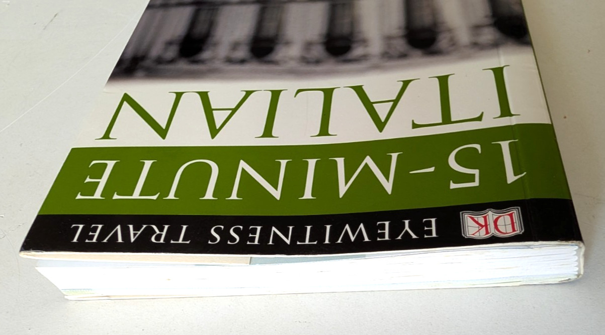 ​DK 15-MINUTE ITALIAN Language Course Book & 2 CDs Eyewitness Travel Study Pack
