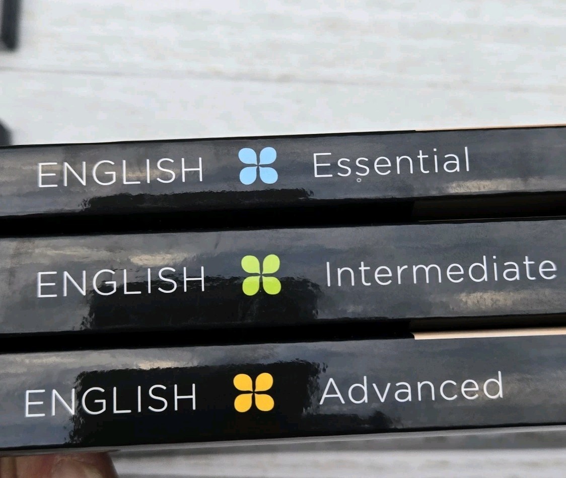 Living Language English Complete Edition ESL/ELL Beginner~Advanced 3 Books 9Disc