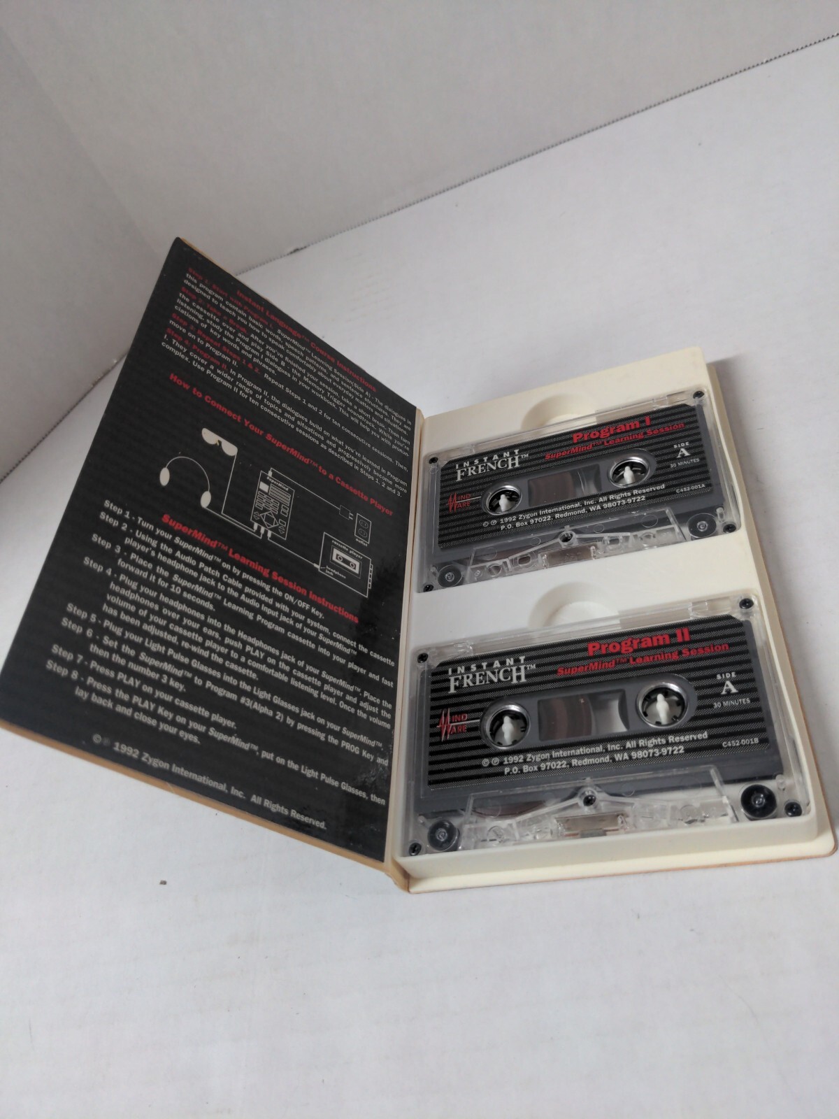 French Cassette Tapes Zygon Accelerated Language Learning System 1992
