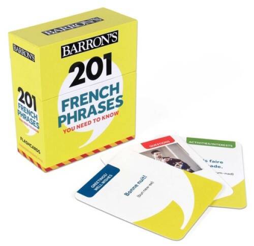 201 French Phrases You Need to Know Flashcards (French Edition) – Cards – GOOD