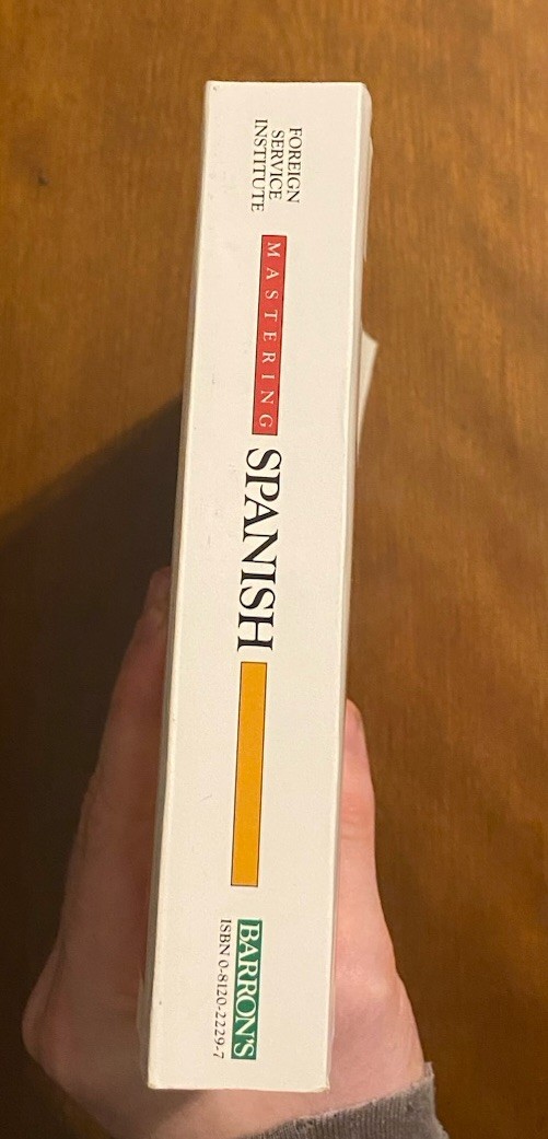 Barron’s Mastering Spanish Level One Complete Book + 12 Cassett