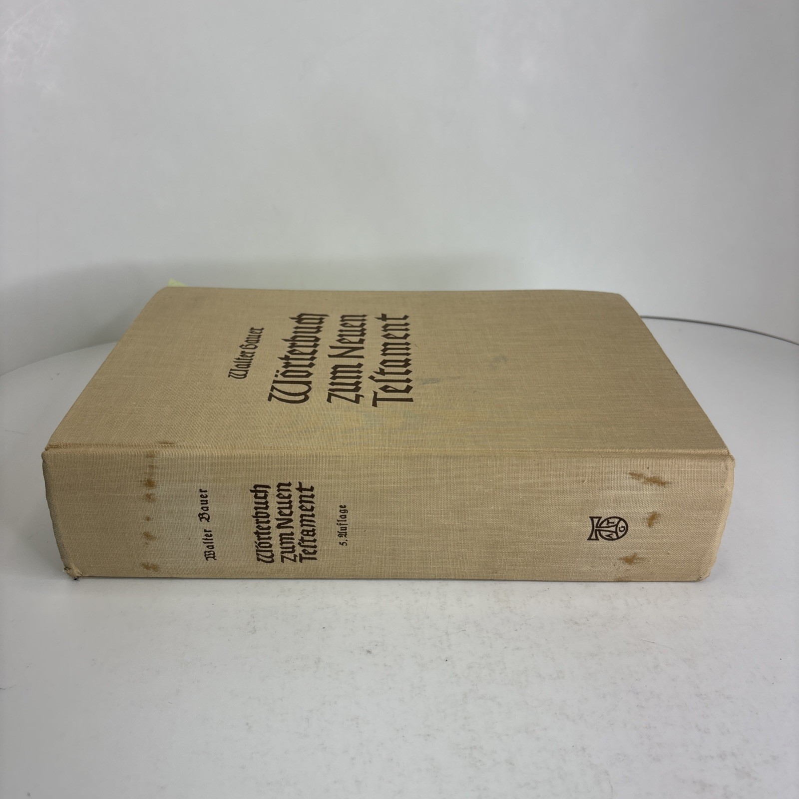 Wörterbuch zum Neuen Testament, Walter Bauer Greek-German Dictionary 1958