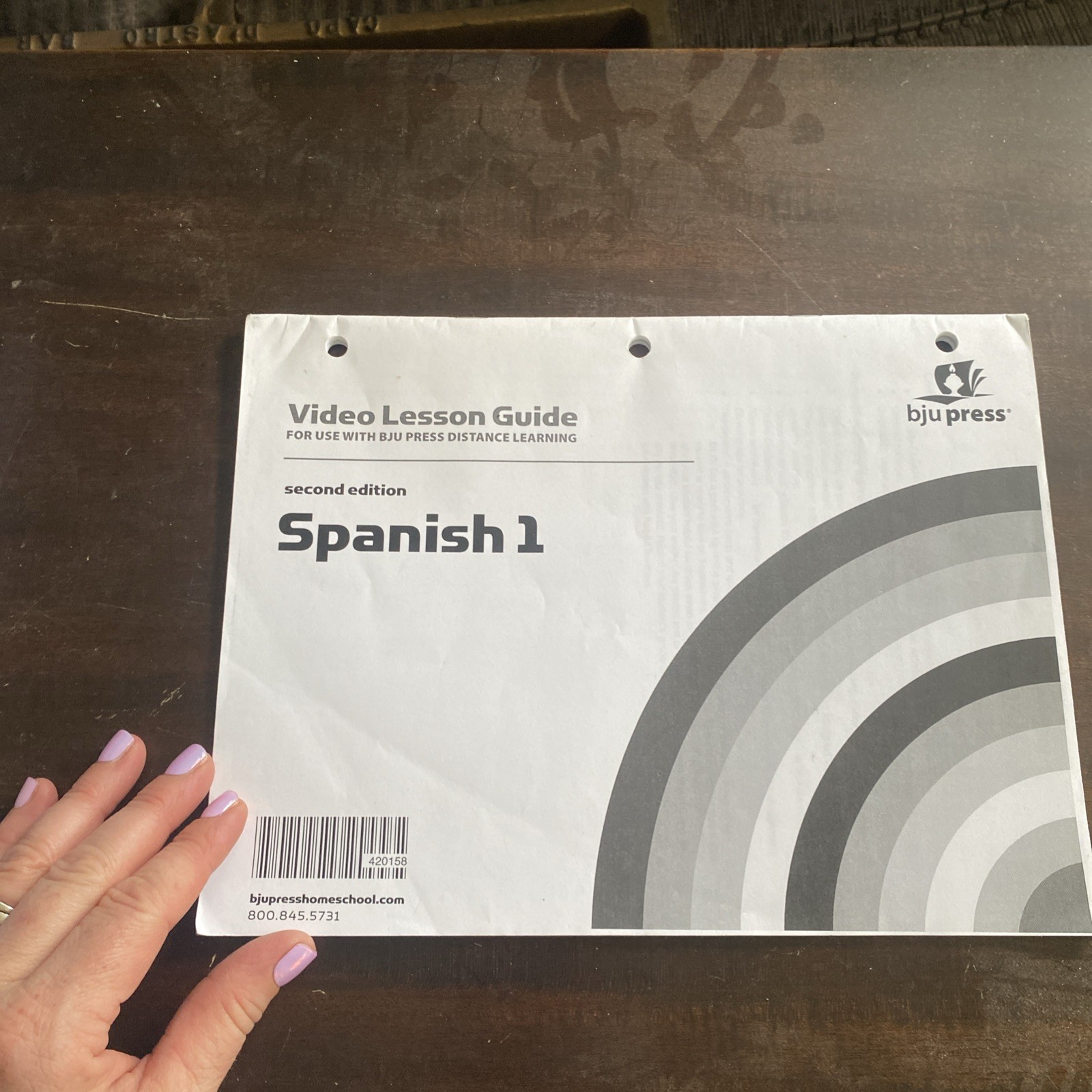 Spanish 1 BJU Second Edition, Student Textbook, Activities, Teachers Edition