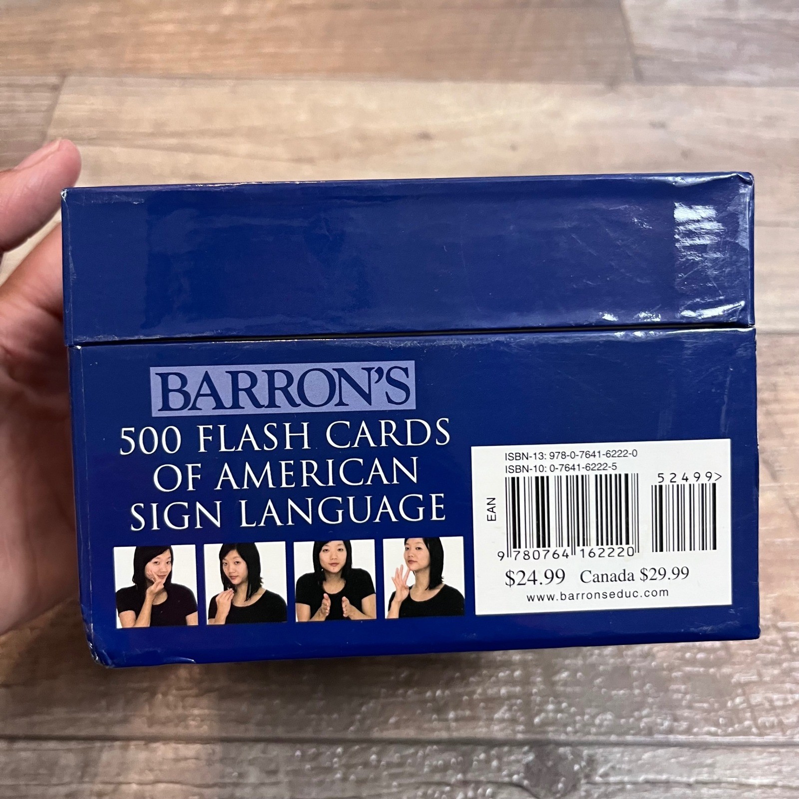 Barron’s 500 Flash Cards of American Sign Language ASL Geoffrey S Poor 2009