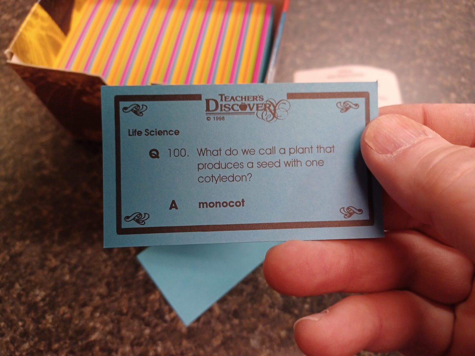 General Science Trivia Cards Teacher’s Discovery set