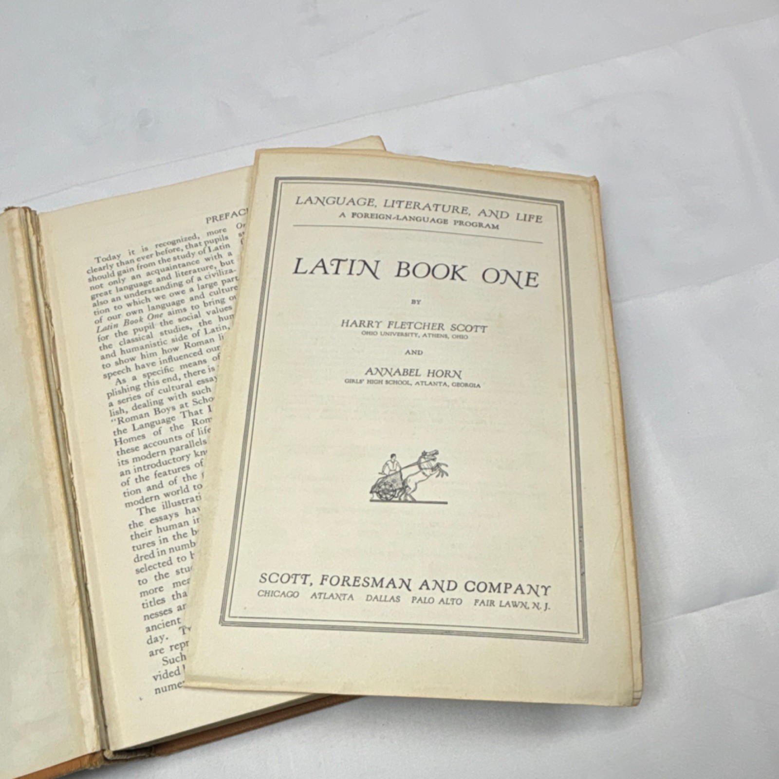 Language, Literature, and Life Latin Book One Scott & Horn Hardcover
