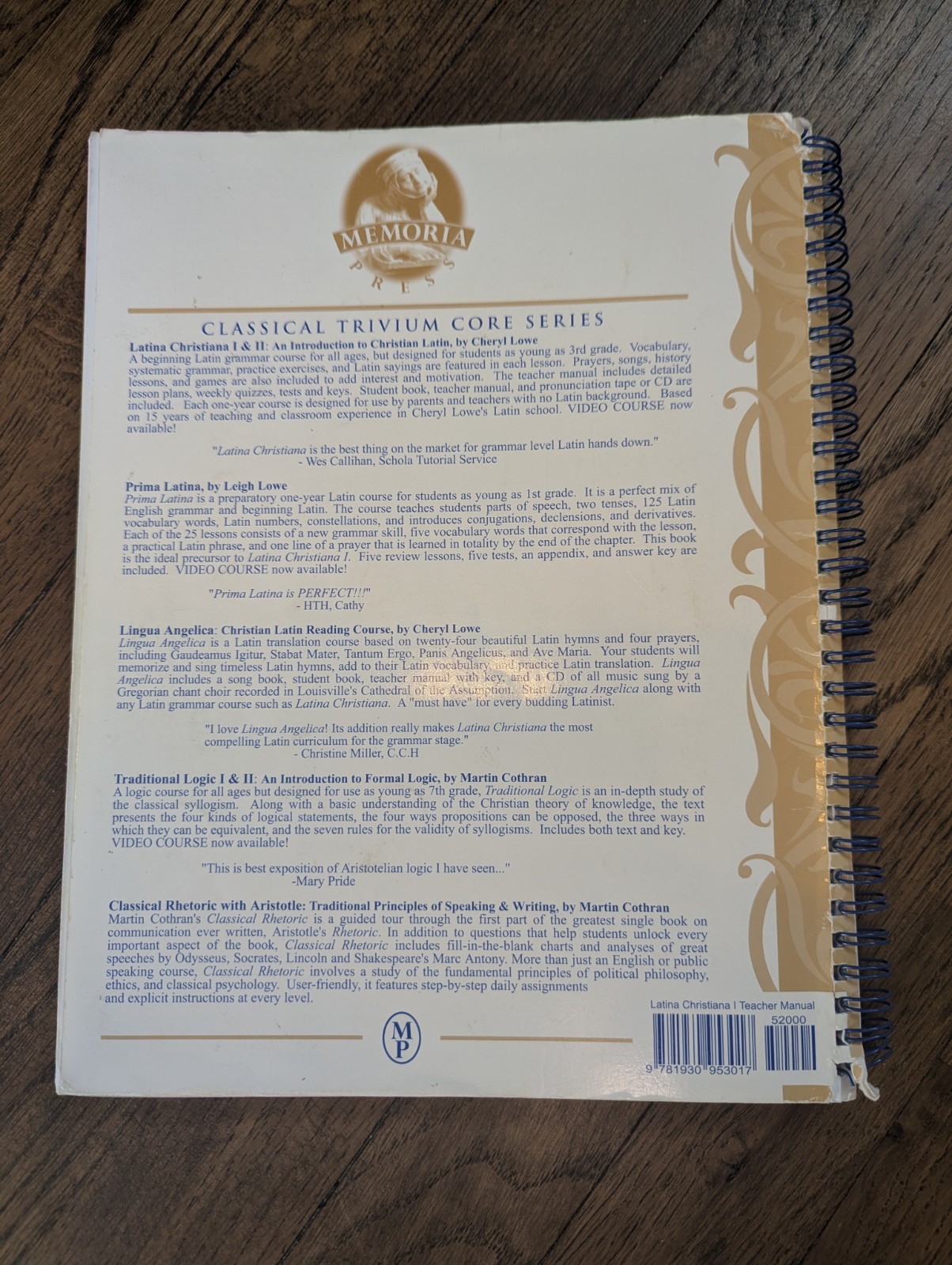 Latina Christiana, Memoria Press, Cheryl Lowe, Intro to Christian Latin Set