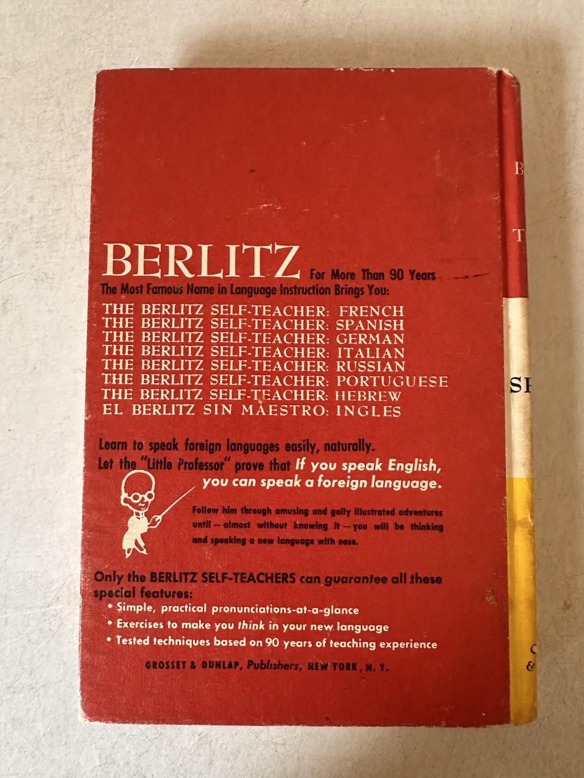 Berlitz Self-Teachers : Spanish Berlitz Editors 1975 Printing