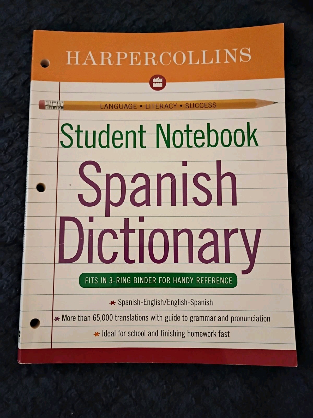 Collins Language Ser.: HarperCollins Student Notebook Spanish Dictionary by…