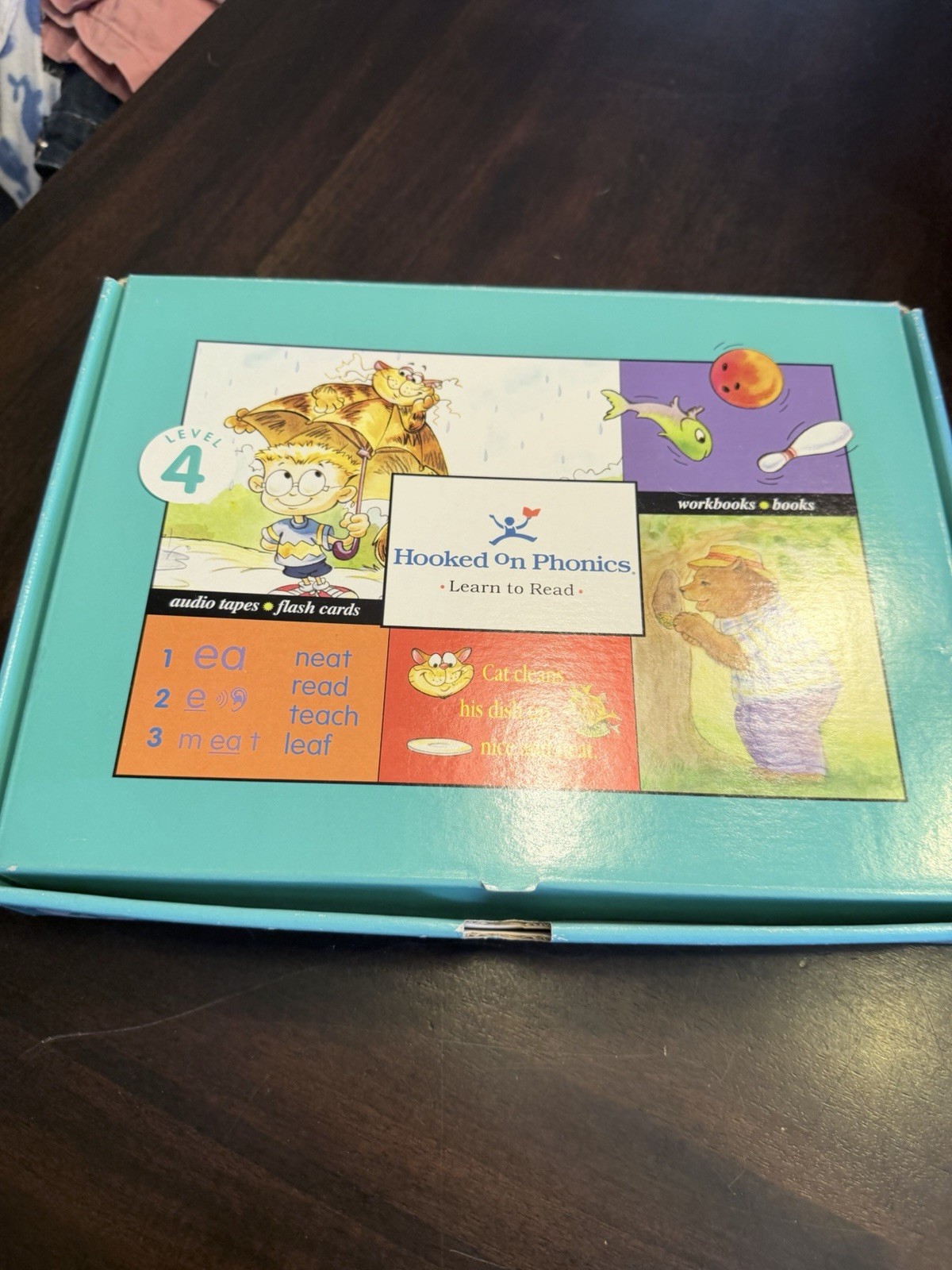 Hooked on Phonics set Level 1-5 plus parents box cassette Box Games 1988