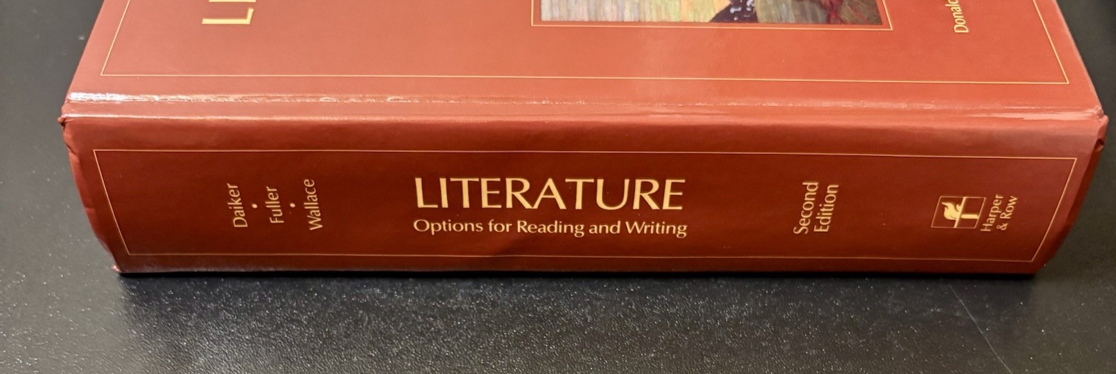 Literature: Options for Reading & Writing 2nd Ed Daiker Fuller Wallace HC