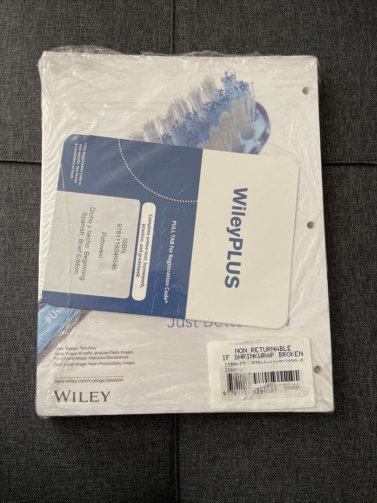 Dicho y hecho Brief: Beginning Spanish + WileyPLUS Registration Card