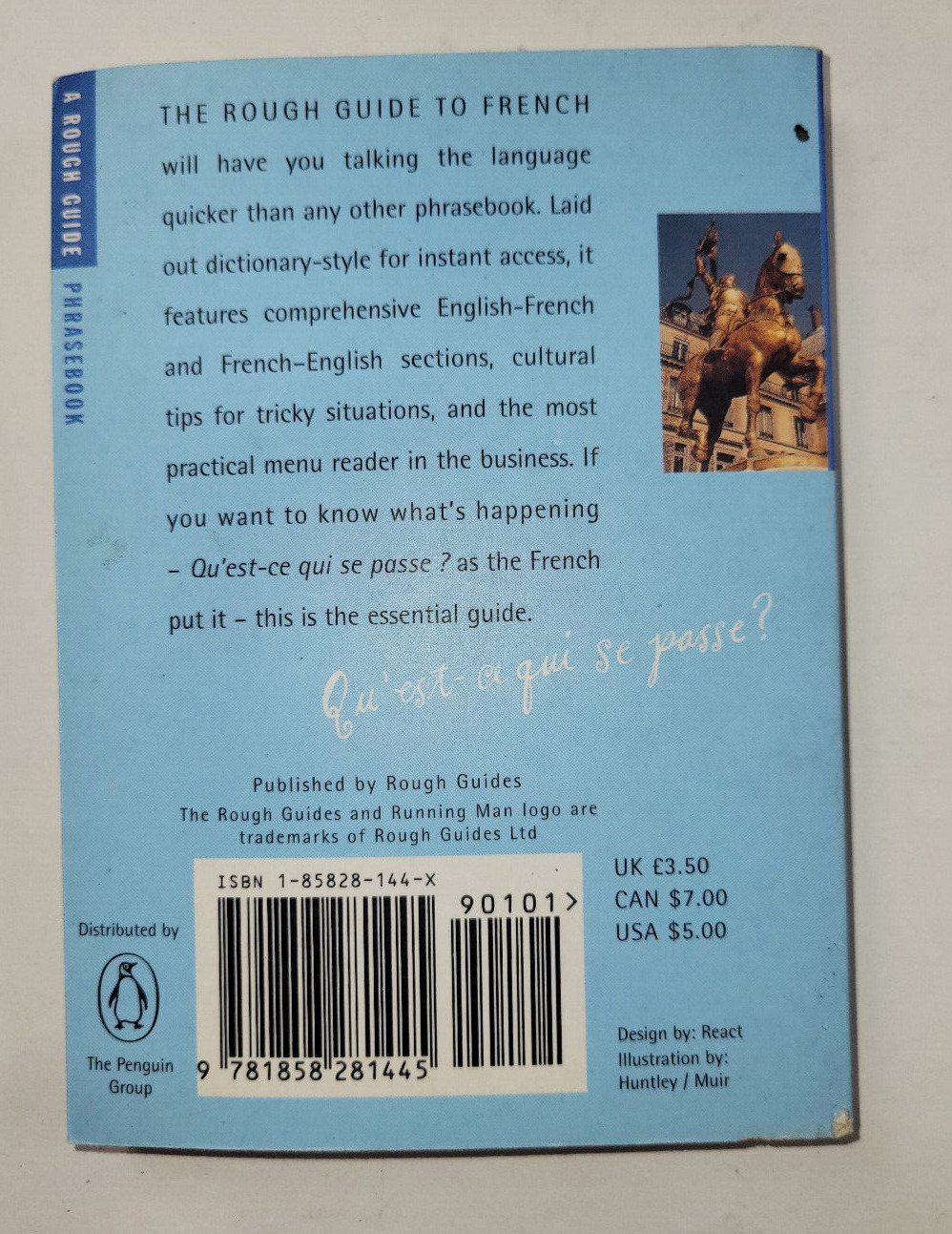 French – A Rough Guide Phrasebook By No Author comes with orginal receipt 1995
