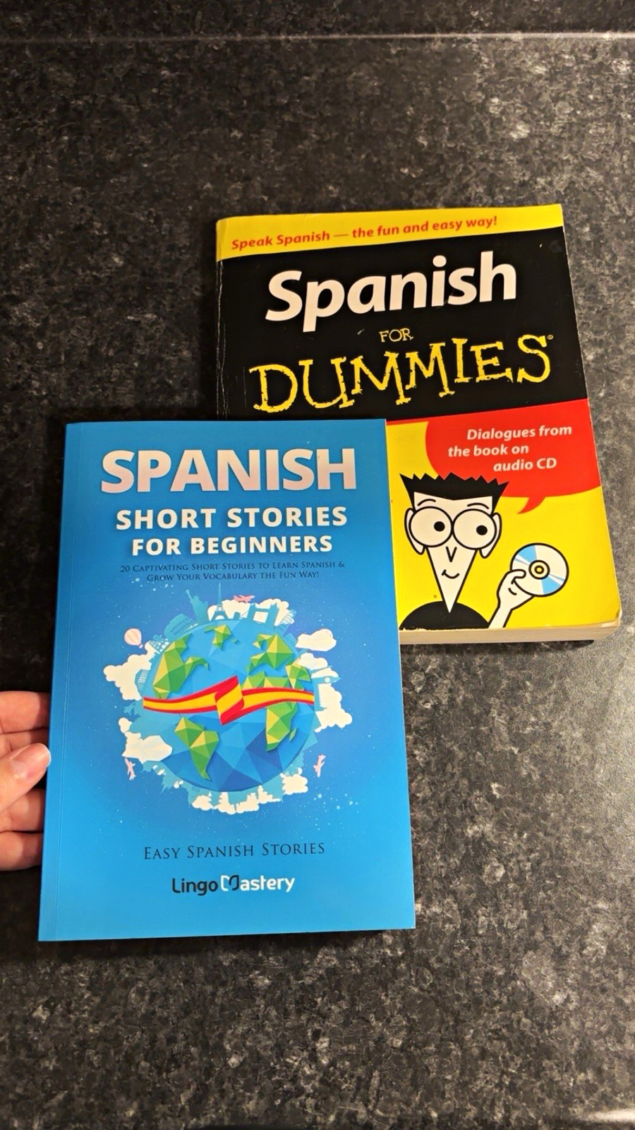Wiley For Dummies Spanish for Dummies + Short Stories Beginners w/ Audio CD