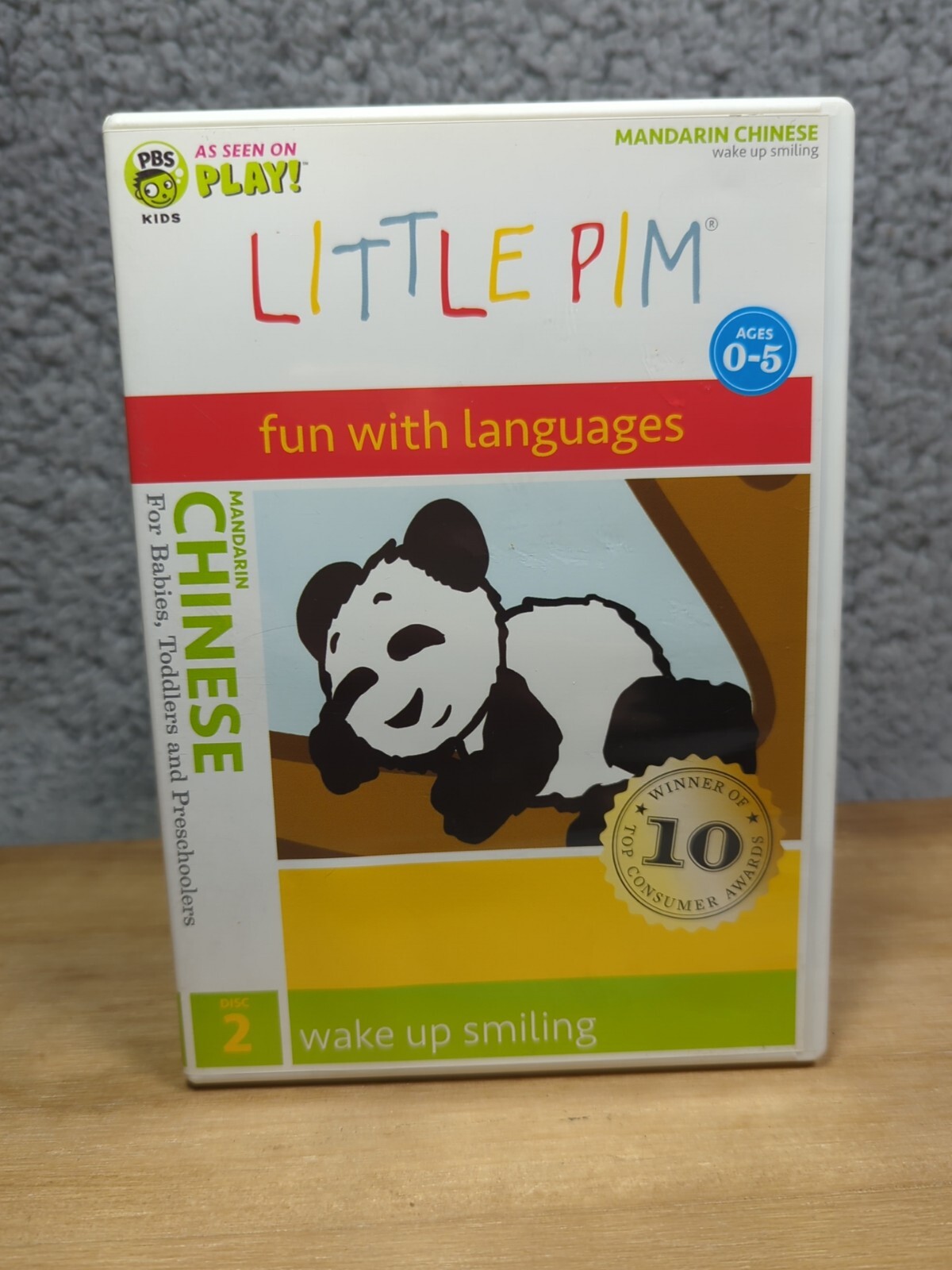 Little Pim Chinese : Wake up Smiling (Disc 2) by Little Pim Co. (2007, DVD)