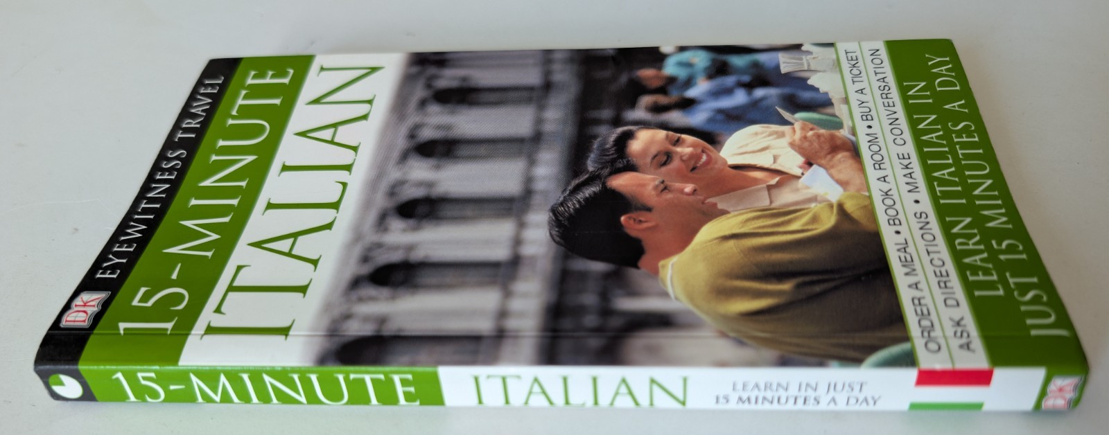 ​DK 15-MINUTE ITALIAN Language Course Book & 2 CDs Eyewitness Travel Study Pack