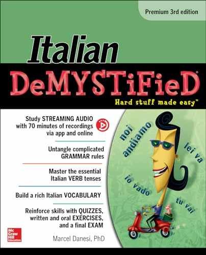 Italian Demystified, Premium 3rd – Paperback, by Danesi Marcel – Very Good h
